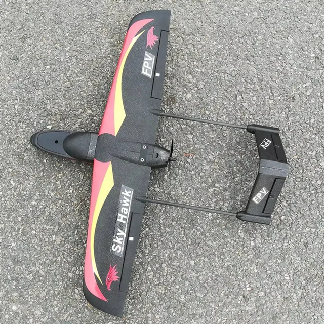 SKY HAWK V2 Double Vertical Tail Double Motor Front Pull Version FPV RC Aircraft Fixed Wing Model Remote Controlled Adult Toy 4