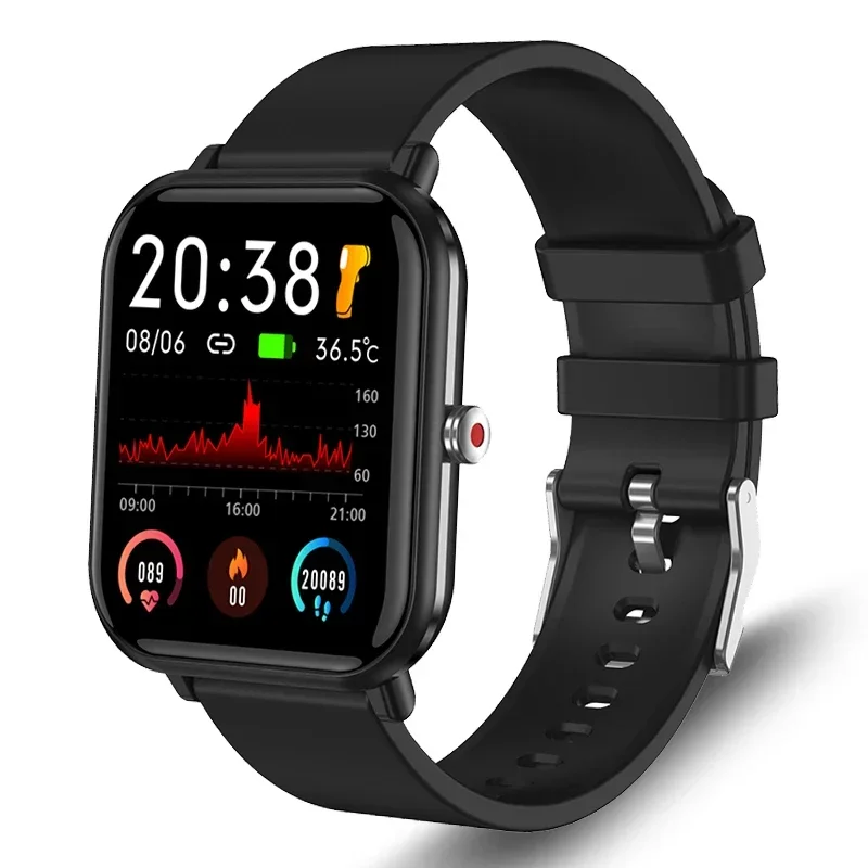

2024 New Smart Watch Ladies Full Touch Screen Sports Fitness Watch IP67 Waterproof Bluetooth for Android IOS Smartwatch Men
