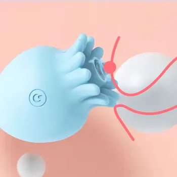 Jellyfish Sucking Vibrator Bean Vibrating Sucker Clitoris Nipples Massage tongue vibrator Masturbator sex toys vagina vibrator 2