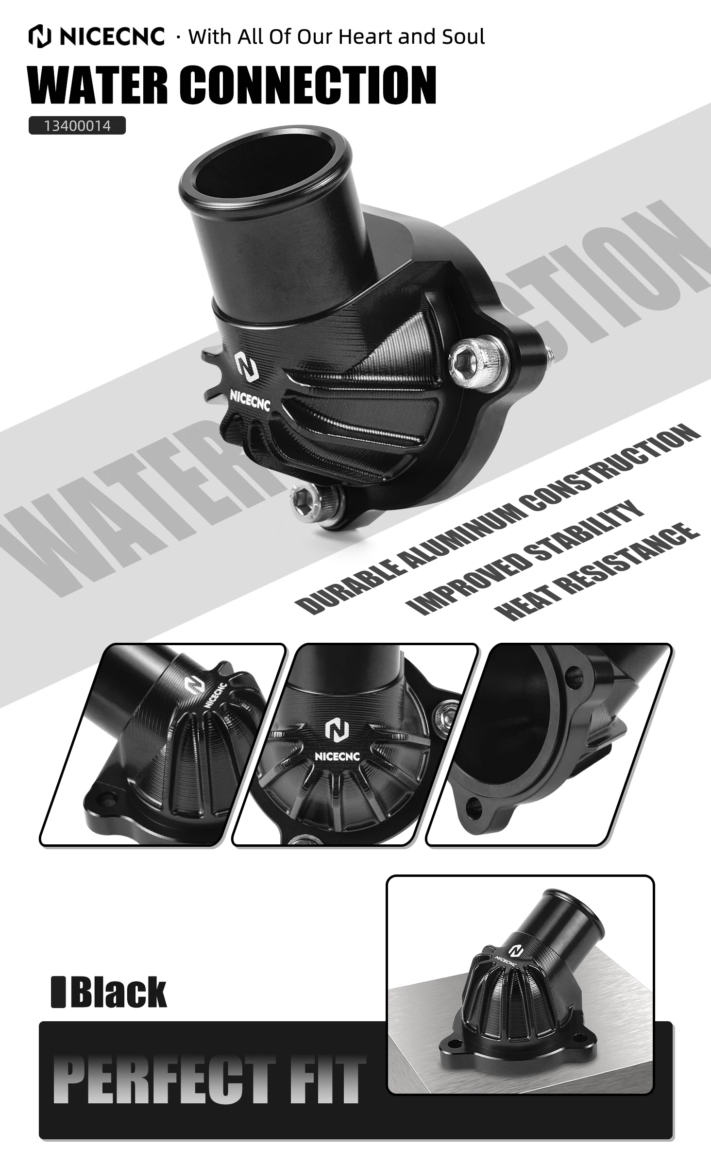 Für Husqvarna Norden 901/Expedition Wasseranschluss Wasserentlüftungsschlauch Rohr für KTM 790 890 Adventure/R 790 890 Duke/R 2018-2025 – Detail 2