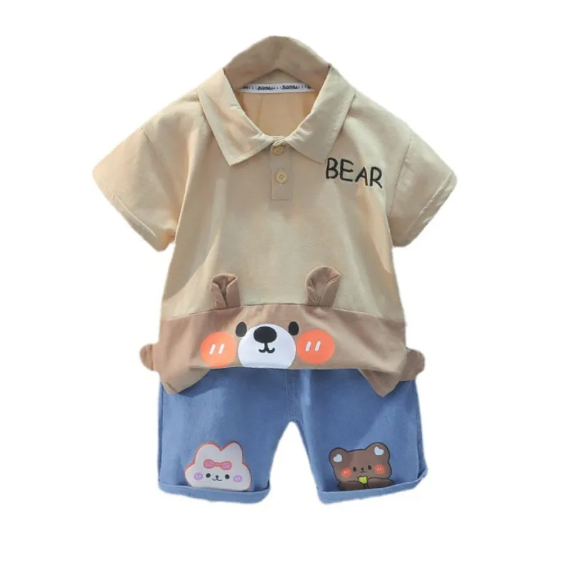 

New Summer Baby Clothes Suit Children Girls Outfits Boys T-Shirt Shorts 2Pcs/Sets Toddler Casual Sports Costume Kids Sportswear