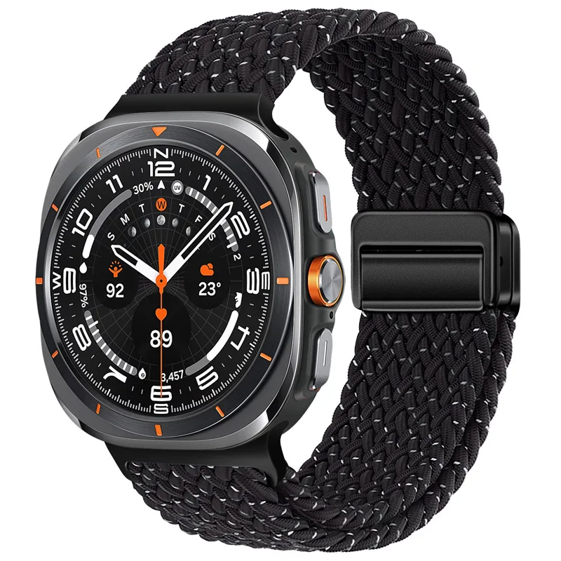 Nylon Magnetic Buckle Braided Solo Loop Strap Bracelet