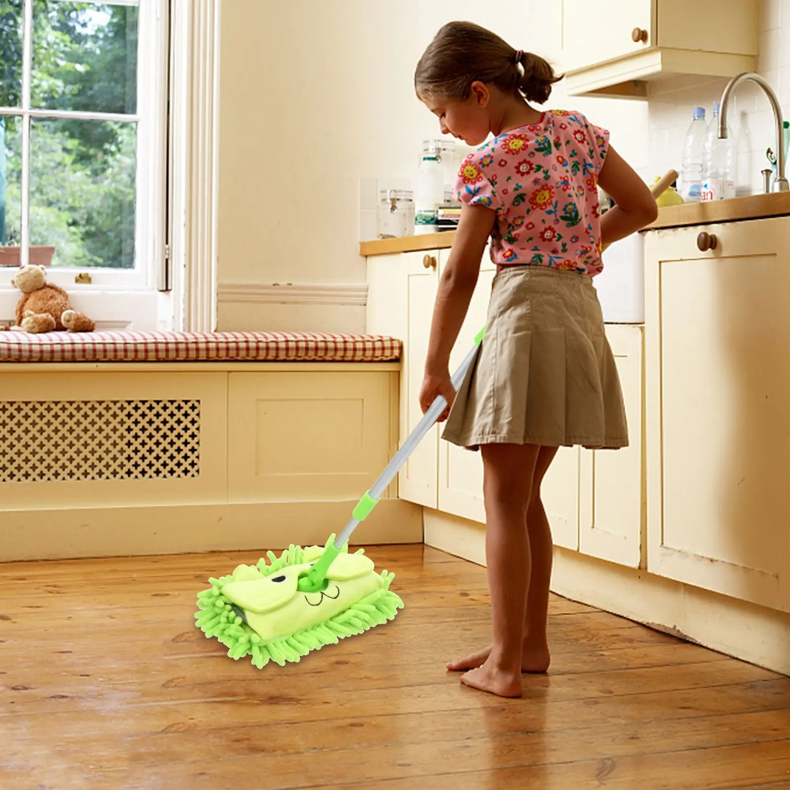 Toy Mop Mini Kids Toys for Toddler Baby Cleaning Supplies Pretend Child Children Plaything Plastic Educational Pretend Toys