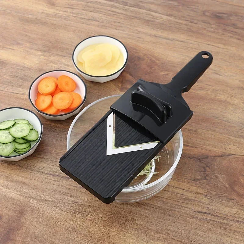 Vegetable Slicer Vegetables Cutter Stainless Steel Cabbage Shredder Manual Chopper Potato Cucumber Carrot Slicer Grater Slicer Kitchen Gadgets