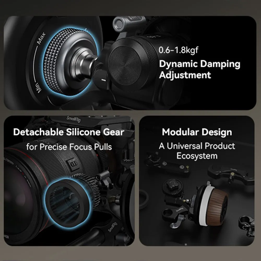 SmallRig フォロー フォーカス F60 調整可能なノンストップ ダンピング