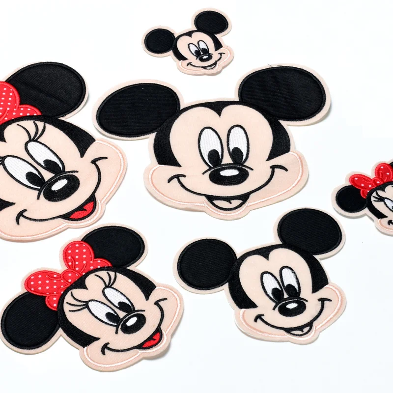 Disney Mickey Minnie Mouse Embroidered Iron On Clothes Patches