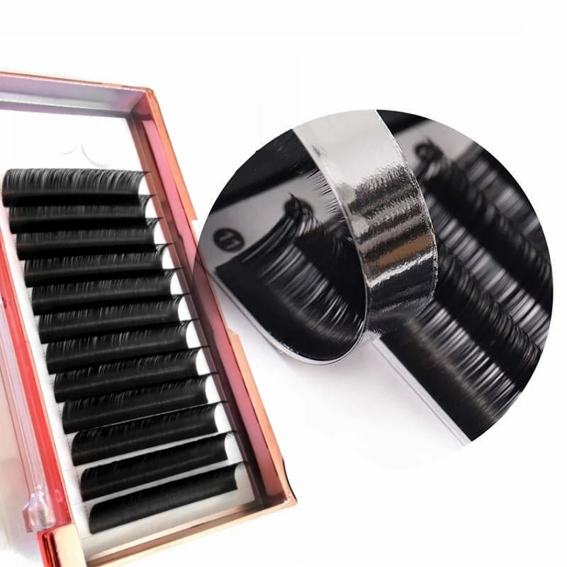 

0.18mm Classic Silk Trays Matte Black Hand Made Lash Extensions C CC D DD L M Curl Cashmere Eyelash