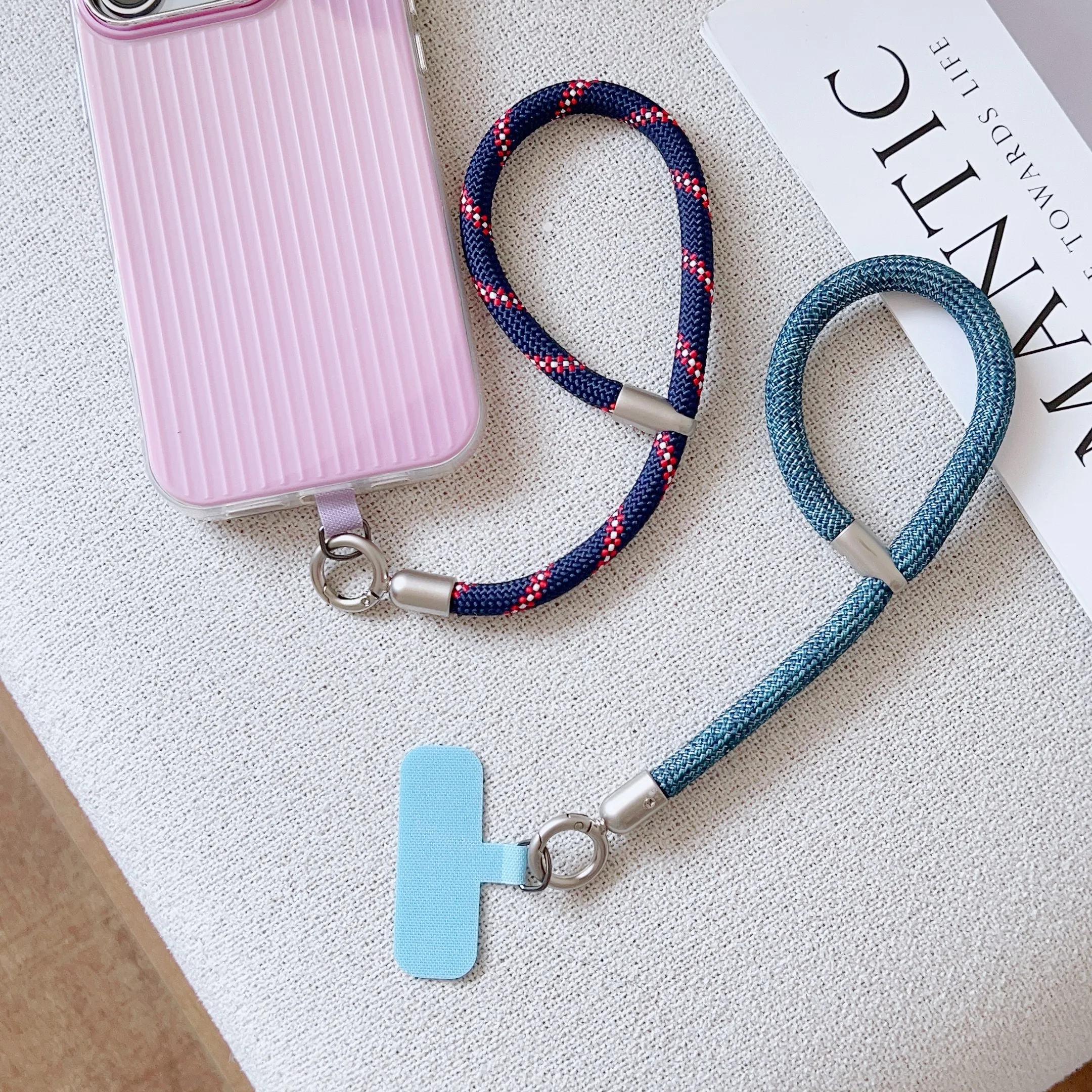 Rotating Multi-Functional Phone Lanyard with Adjustable Wrist Strap and Sturdy Hanging Plate