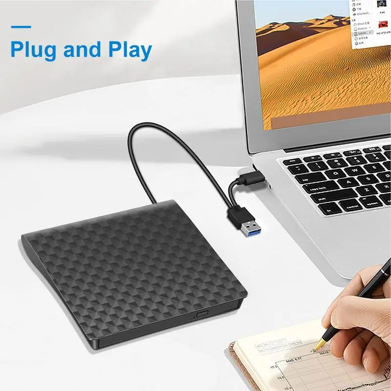 Backup Hard Drive External Portable USB Type C External Hard Drive Shockproof Multifunctional High Speed Data Recorder Low Noise