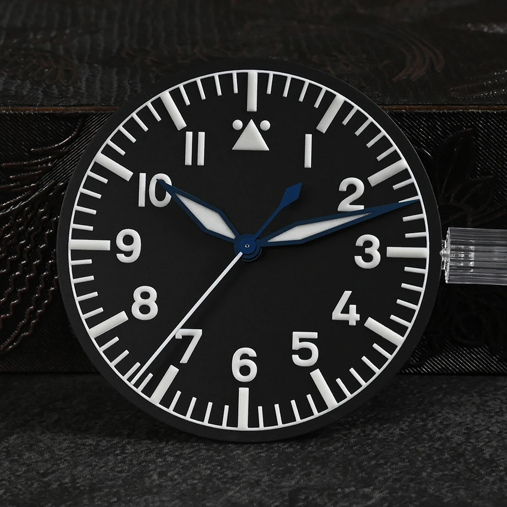 San Martin Pilot Watch - Vintage Military Mechanical Wristwatch With Sapphire Crystal