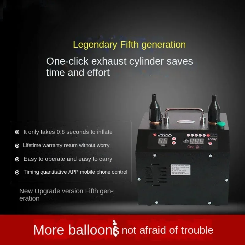 B322 Lagenda 3S 5S Timer and Counter APP Controling Electric Air Balloon Inflato