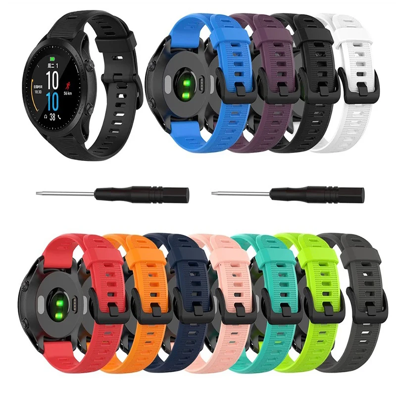 

22mm WatchBand for For Garmin Forerunner 945 935 Fenix 5 5 Plus Fenix 6 6Pro Silicone Smart Watch Band Outdoor Sports Waterproof
