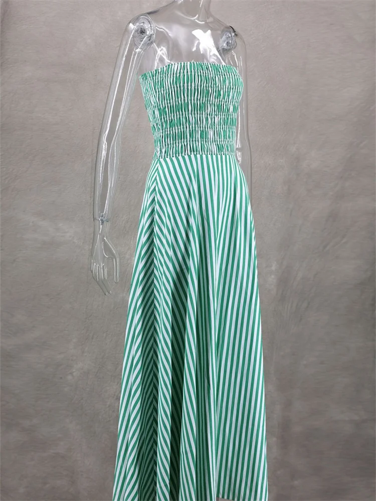 Wmstar Dresses for Women Wholesale New Style of Strapless Backless Elegant and Sophisticated Maxi Dress Drop Shopping 2025