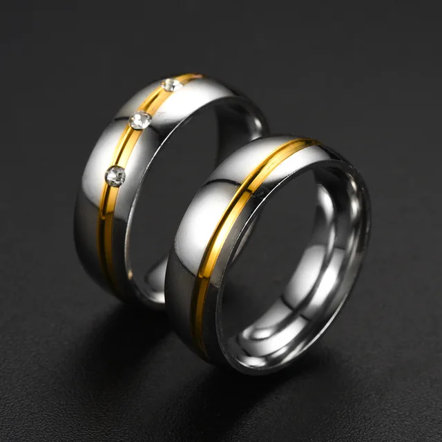 94725-e84a31.jpg Bagues de Couple en acier inoxydable pour hommes et femmes, incrustation de strass, zircone, bijoux de fête de mariage, cadeaux de saint valentin