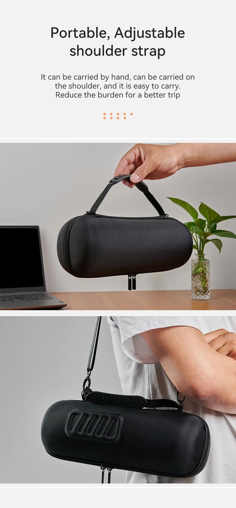 Hard EVA Travel Box Protective Cover Carrying Storage Bag Case for JBL Charge 5 Wireless Bluetooth Speaker Portable Shoulder bag