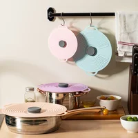 Reusable Self Sealing Lid Silicone Stretch Lids Universal Lid Silicone Bowl Pot Lid Silicone Cover Pan Cooking Food Fresh Cover 6