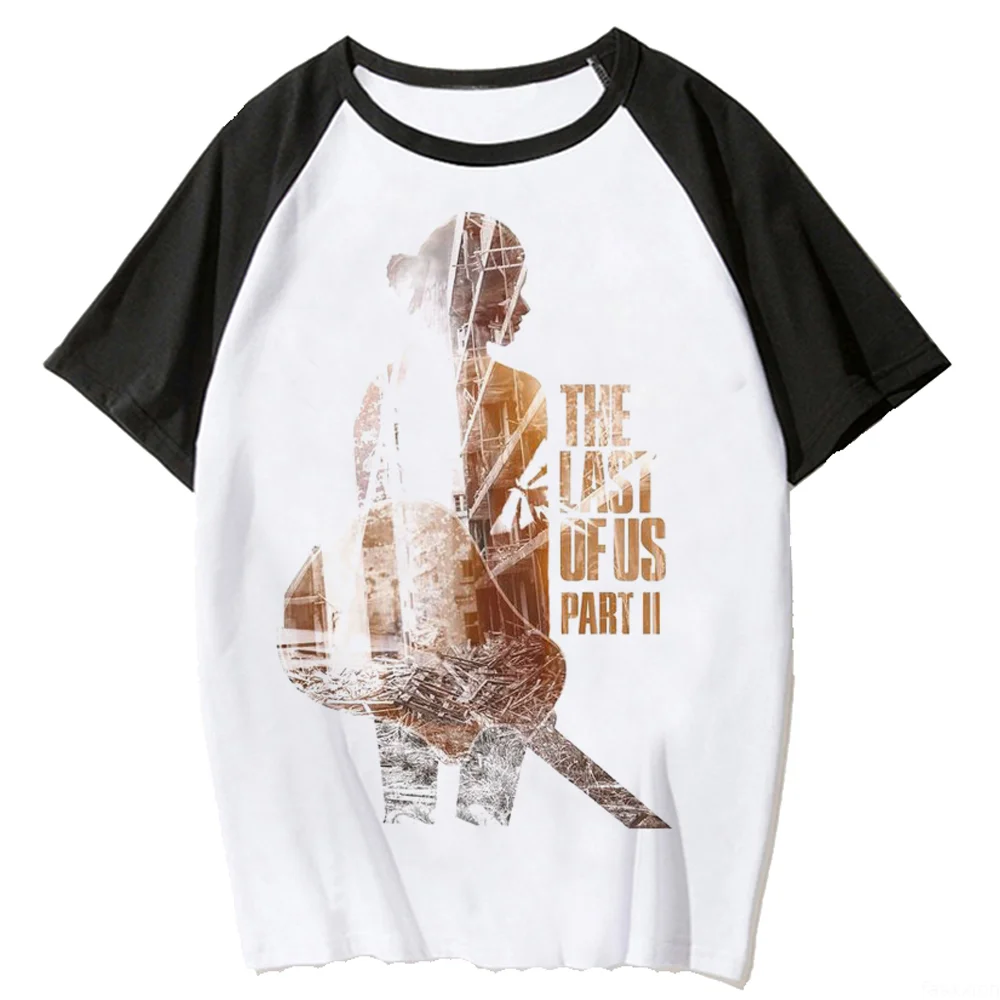 

the Last of Us top women anime top female streetwear Japanese clothing