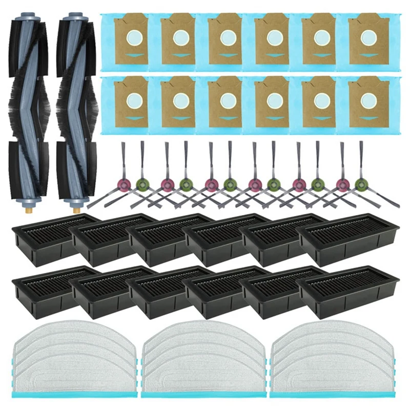 

Для Yeedi Cube, для Yeedi CC Запчасти для робота-пылесоса аксессуары, пылесборник, основная боковая щетка, Hepa фильтр, швабра