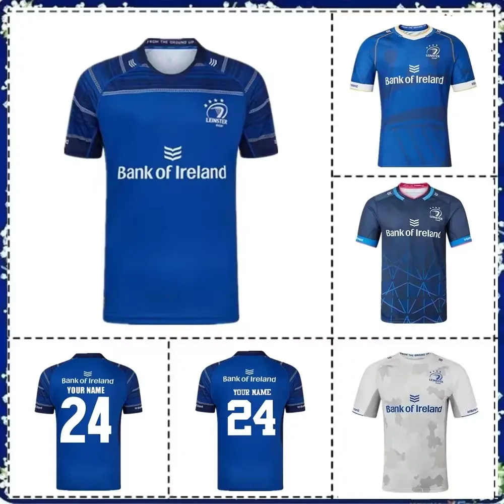 LEINSTER MENS HOME RUGBY TRAINING JERSEY Size: S-XL-5XL ( Print name and number )