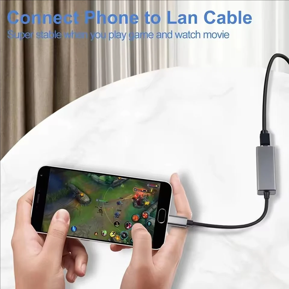 รูปสินค้า อะแดปเตอร์ USB-C 1000Mbps ถึง RJ45