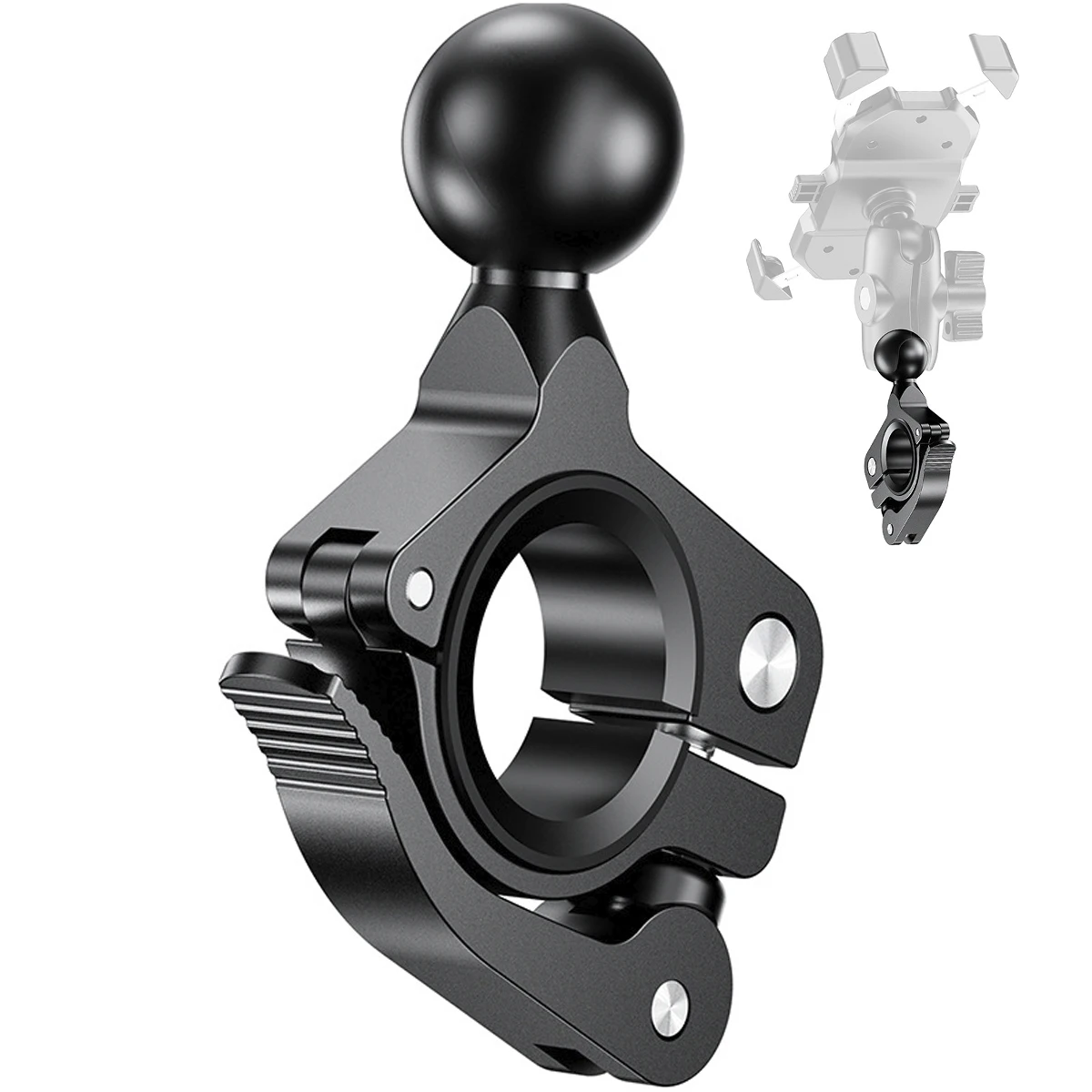 17mm 25mm Aluminum Ball Head Adapter Motorcycle Handlebar 1 Inch Base