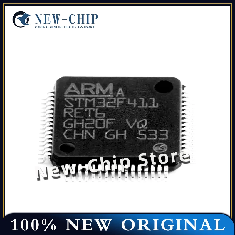 

2PCS-50PCS/LOT STM32F411RET6 STM32F411 LQFP-64 32-bit microcontroller MCU chip New Original