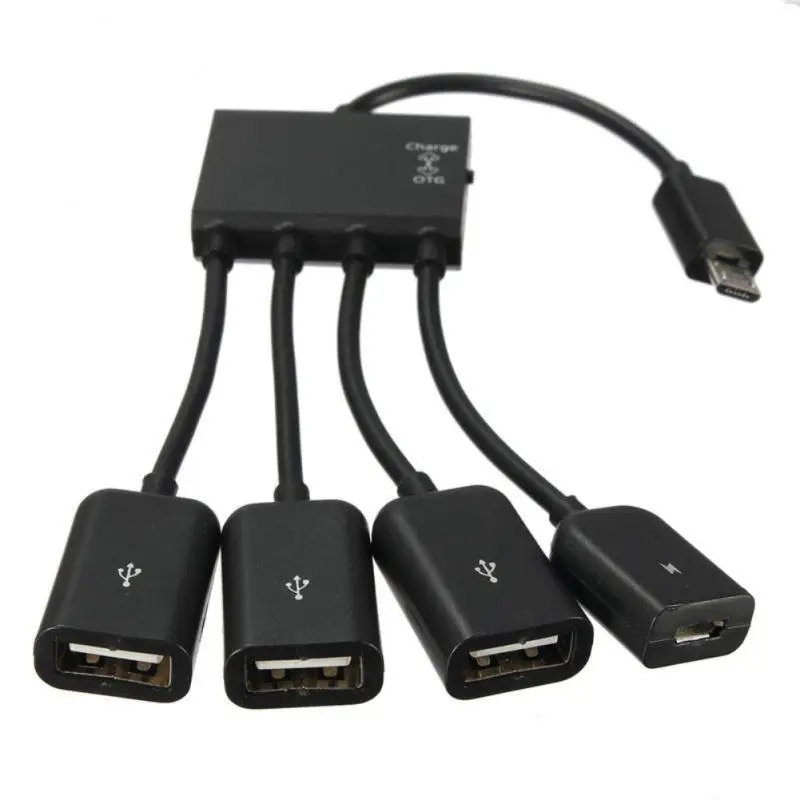 Фото Разветвитель Micro USB OTG для смартфона/планшета, 1-5 шт. №3