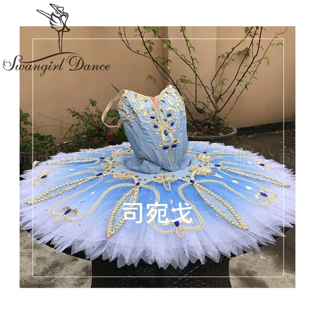 高品質ブルーバード変化バレエチュチュ女性プロpallterバレエ衣装 