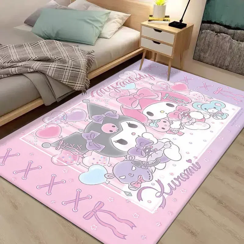 

MINISO Girly Bedroom Bedside Cartoon Carpet Cute Cinnamon Dog Melody Culomi Carpet Floor Mat Bed Foot Pad Exquisite Decoration