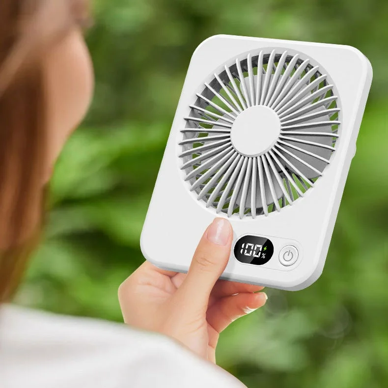 USB Mini Portable Fan Desk Fan Operation 4 Speed Wind Standing Fans Air Circulator Fan Mini USB Ventilator Fan for Office Home