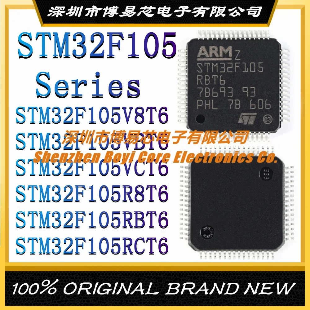 

STM32F105V8T6 STM32F105VBT6 STM32F105VCT6 STM32F105R8T6 STM32F105RBT6 STM32F105RCT6 New original MCU (MCU/MPU/SOC) LQFP 64 100