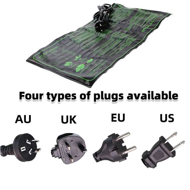 Palánta Fűtőpad Vízálló Vetőmag -Reprodukciós Klónozás Csírázás Indító Szőnyeg 2 Méret 100/ 17.5Watt Kerti Kellékek - Image 3