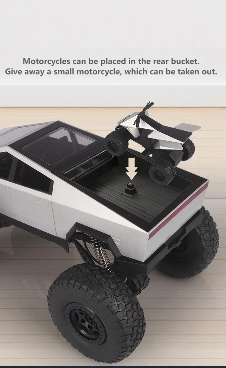 Tesla Cyber Truck Remote Control Car High Speed Alloy Pickup Truck Cross Country Motorcycle Children'S Racing Cars Toys For Kids Gifts 20 Tesla Cyber Truck Remote Control Car High Speed Alloy Pickup Truck Cross Country Motorcycle Children'S Racing Cars Toys For Kids Gifts