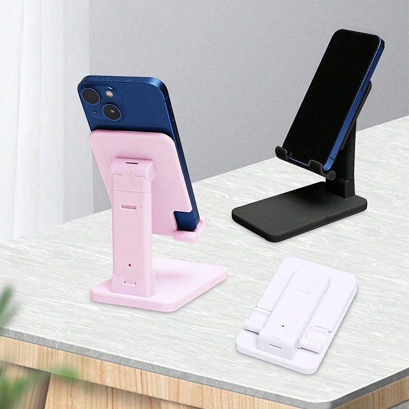 1PC 데스크탑 휴대폰 거치대, 각도 및 높이 조절 가능 휴대폰 스탠드 - 모든 스마트폰, 데스크 태블릿 홀더용 범용 제품