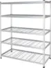 Heavy Duty Adjustable Storage Shelving Unit 5 Shelf High-Grade Aluminum Silver 60 X 24 X 78 Inch Durable 1