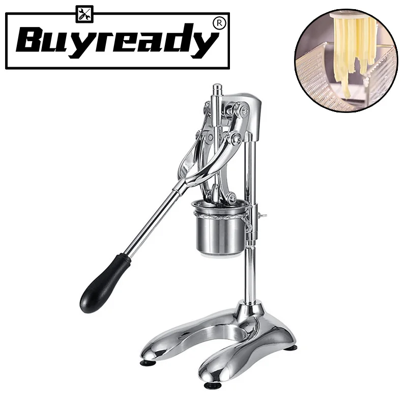 Pressing Long French Fries Extruder Manual Commercial 30cm Super Long Large French Fries Powder Making Machine Household Net Red