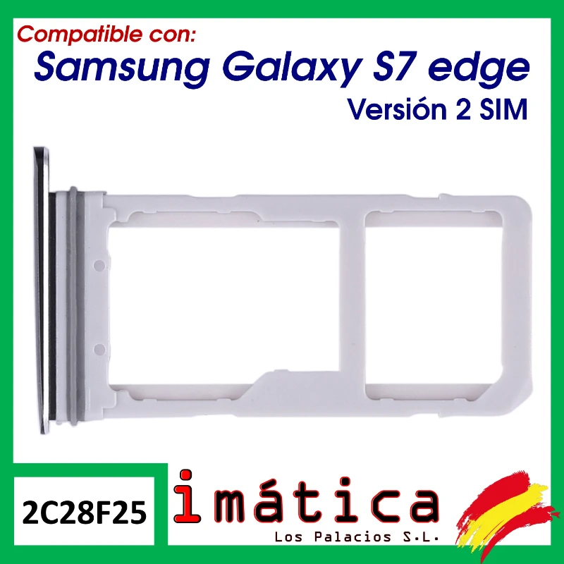 Sim / SD лоток для Samsung S7 Edge (2 Sim) черный | Мобильные телефоны и аксессуары