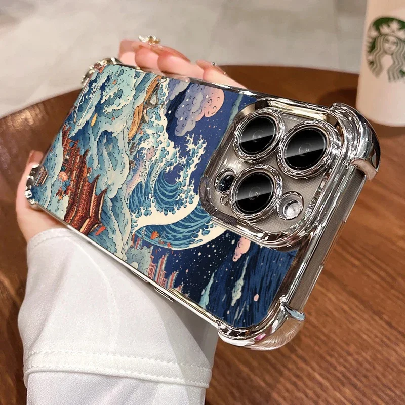 Charming Lily Plating Phone Case