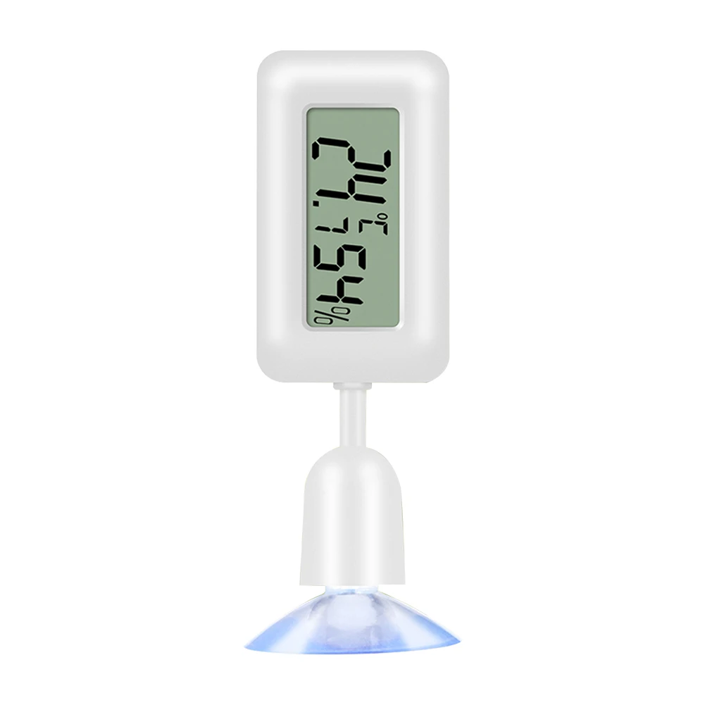 Title 14, Reptile Thermometer Hygrometer 360° Rotation Su...