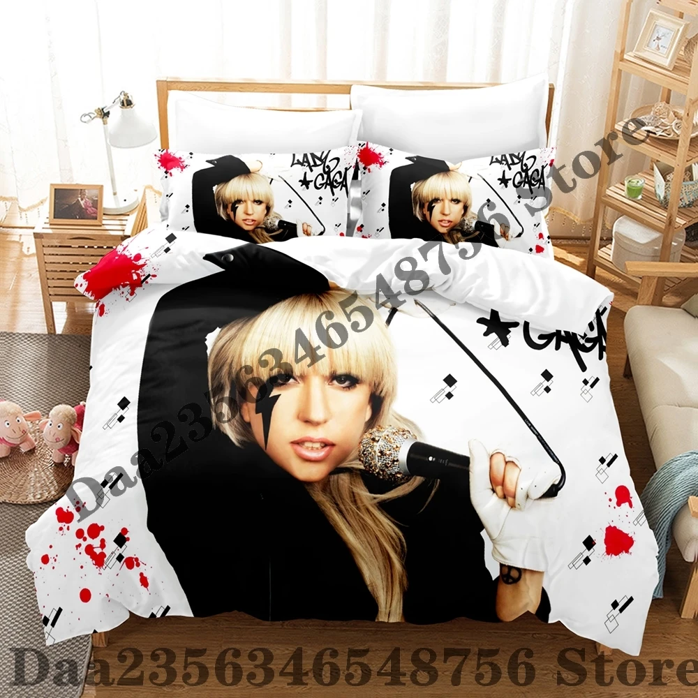 New lady gaga Mayhem Bedding Set Single Twin Full Queen King Size Bed Set Adult Kid Bedroom Duvetcover Sets Anime Bed 2
