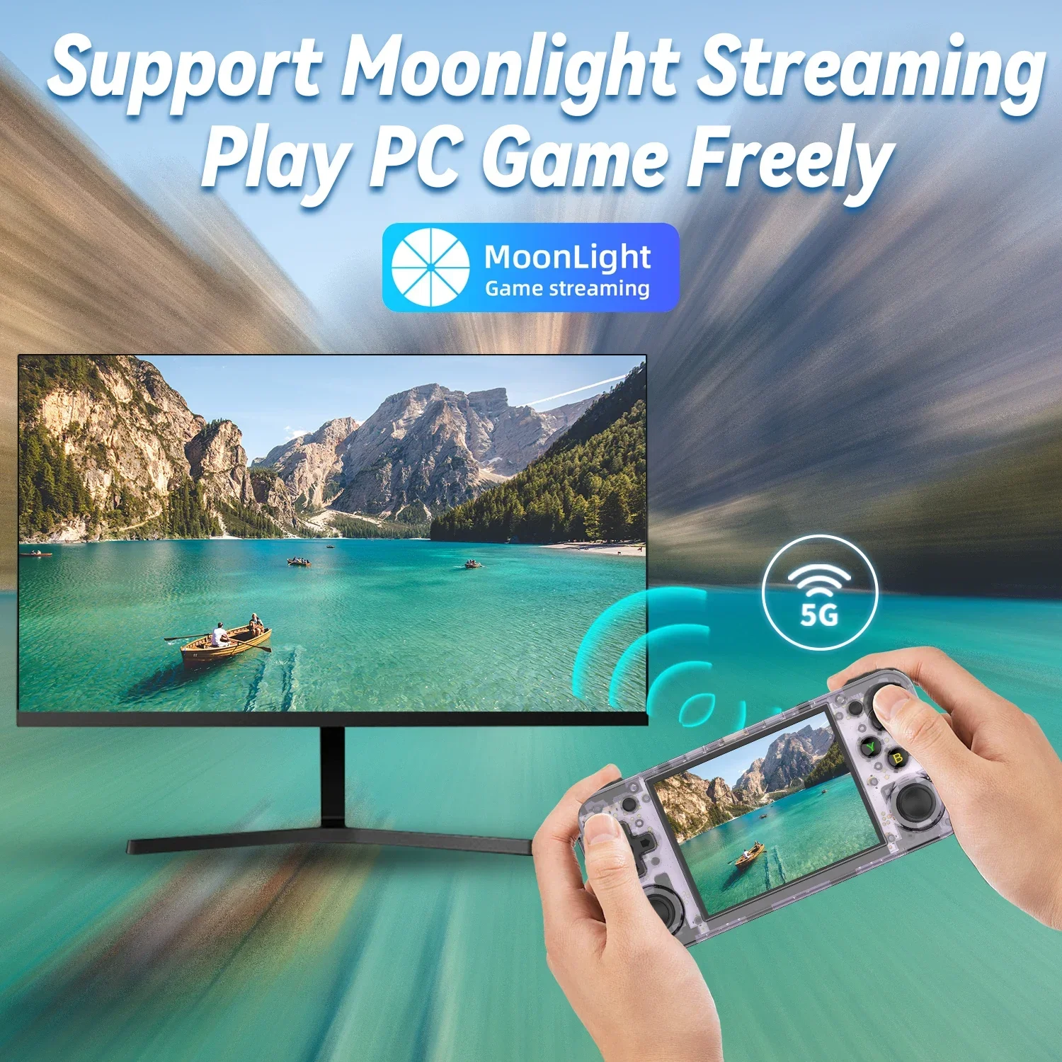 ANBERNIC RG35XX H 휴대용 게임 콘솔 3.5''IPS 화면 HDMI 출력 Linux 시스템 RG35XXH 레트로 비디오 시뮬레이터 콘솔 어린이 선물