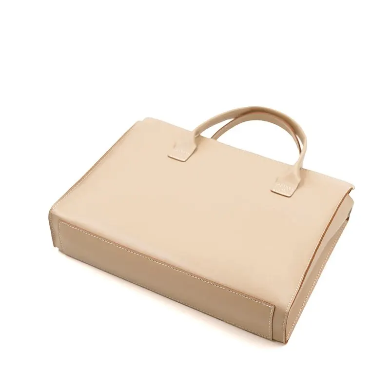 Sleek Ultra-Light 15.6 Inch Laptop Handbag with Inclined Shoulder Strap