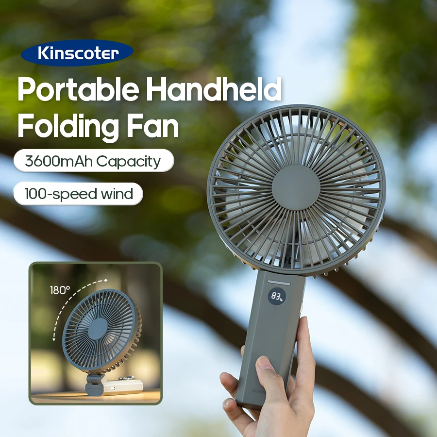 Rechargeable Folding Handheld Fan 1