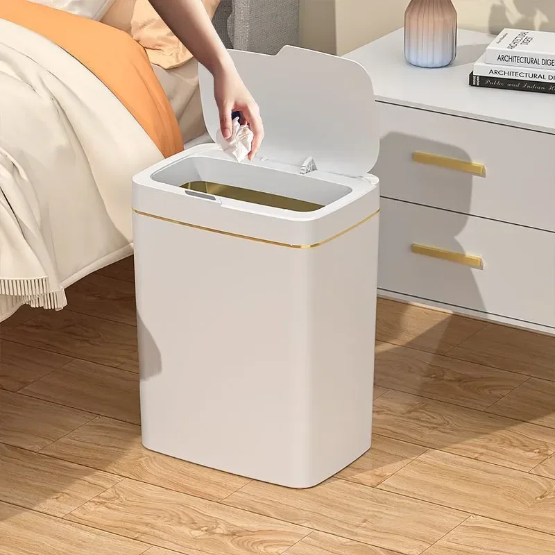 

Smart For Kitchen Automatic Can Smart Bathroom Home Narrow Bin Trash Sensor Waterproof Wastebasket Bucket Garbage Trash