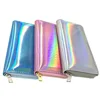 Fashion Colorful Laser Women Wallets Long Zipper Purses Ladies Money Phone Card Holder Holographic Female Clutch 2024 1