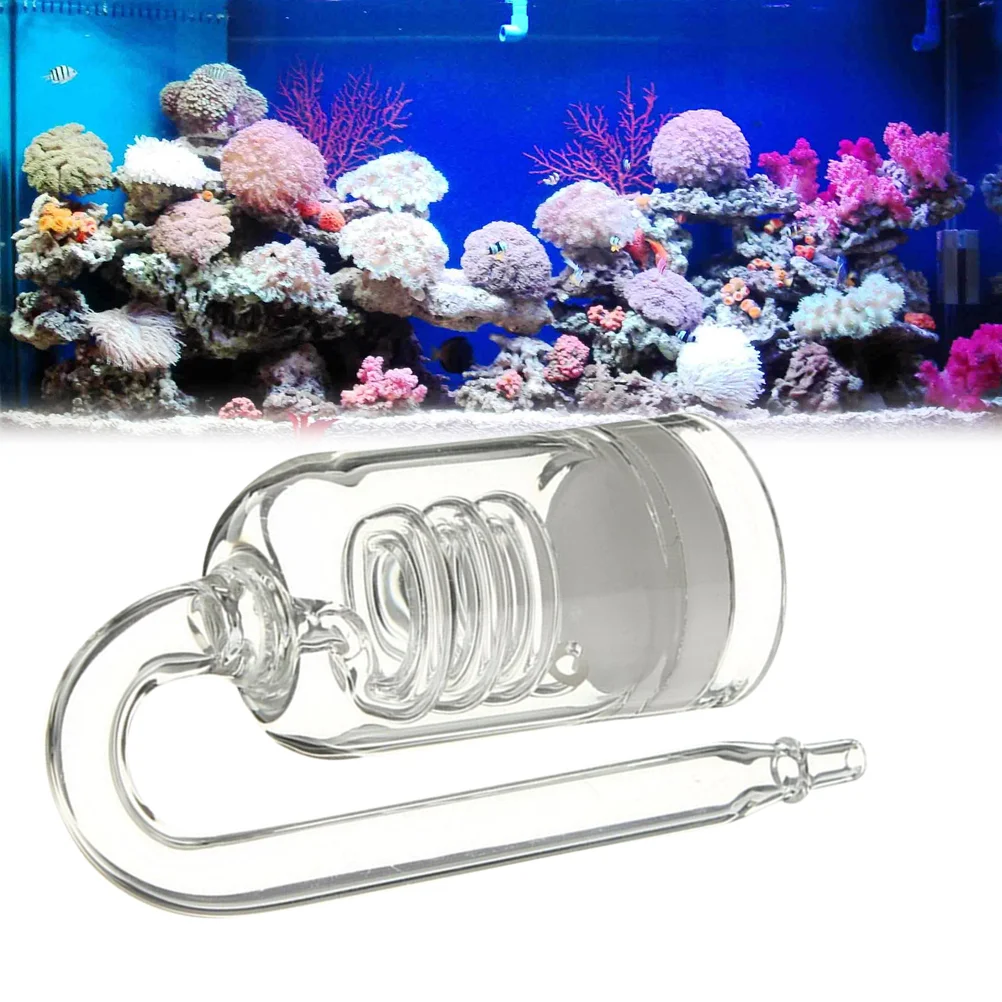 

Aquarium CO2 Diffuser: Spiral Glass CO2 Diffuser for Aquarium Solenoid Regulator Live Moss Plants