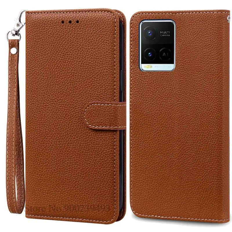 Stylish Wallet Flip Case with Silicone Cover for Various Vivo Smartphones