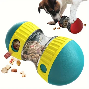 Interactive dog snack dispenser toy, suitable for all types of slow feeders, plastic pet toys, bringing fun and healthy eating 1