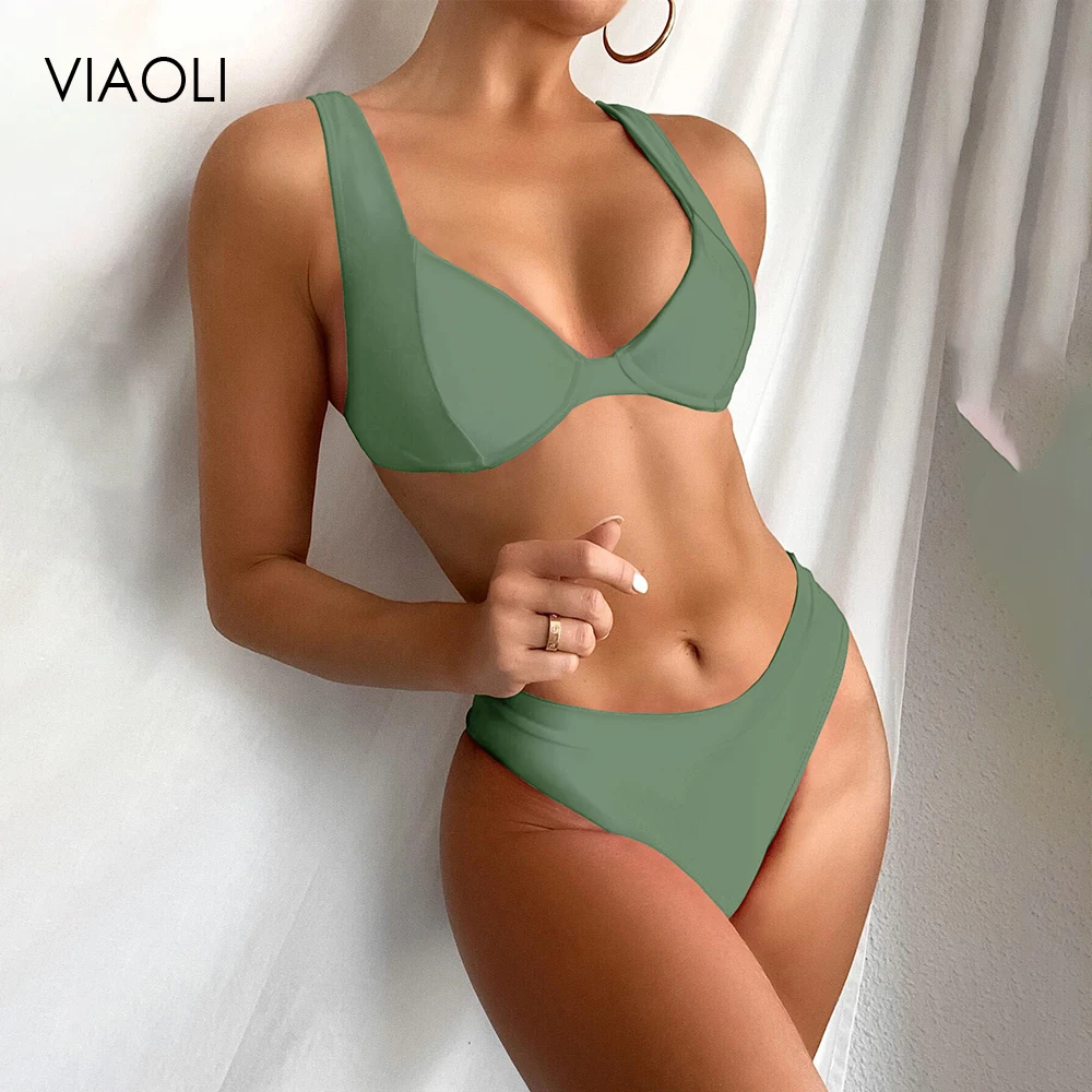 

Новые Сексуальные бикини, комплекты бикини с пуш-ап, однотонная черная, белая пляжная одежда с глубоким вырезом, купальники для женщин, с V-образным вырезом, Мягкий купальный костюм, Takniki