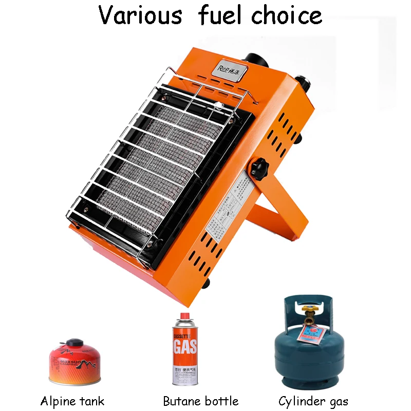 Outdoor Fishing Heating Portable Gas Heater Outdoor Warmer Heating Stove  Tent Heater Camping Burners Furnace Emergency Survival - AliExpress